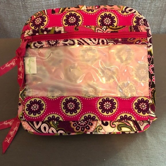 Vera Bradley Floral Hanging Toiletry Kit Travel Bag - Picture 5 of 6